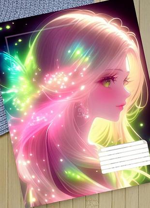 Тетрадь феи fairies на скобе 12 листов косая линия (36113)