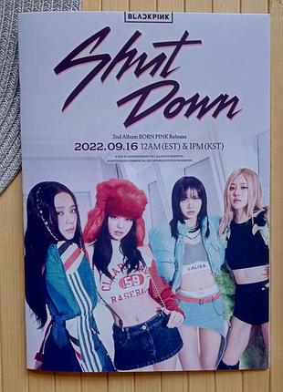 Тетрадь блэк пинк black pink на скобе 12 листов косая линия (35097)