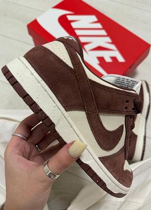 Nike dunk low red sepia