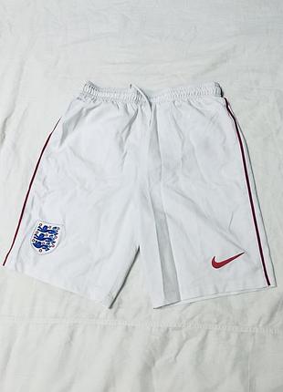 Футбольные шорты nike fc england оригинальные белые на 11-12 лет 146-152см спортивные