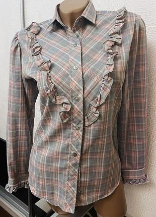 Блуза рубашка в клетку wrangler