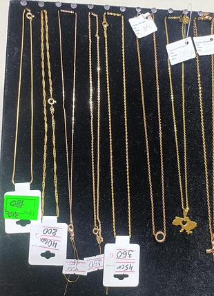 Цепочки 30, 40,45 см и с кулоном