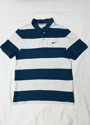 Поло nike в полоску оригинальное футболка