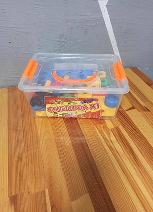 Навчальний конструктор eti toys lil' engineers stem learning в контейнері