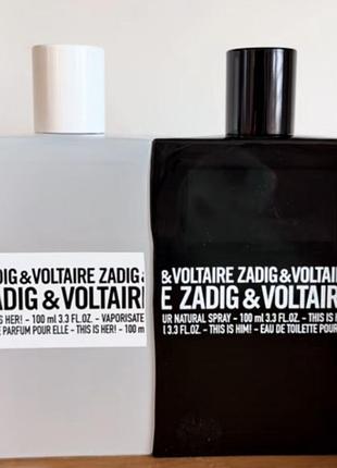Zadic voltaire this is her 5ml zadic voltaire this is him 5ml  відлівант