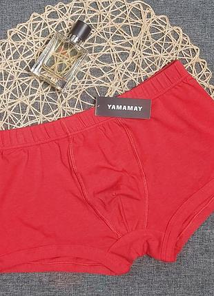 Боксеры мужские хлопок yamamay l (50-52) красный l