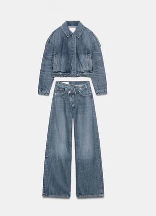 Джинси zara wide leg