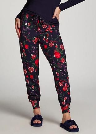 Штаны домашние женские hunkemoller pant jersey pommegra р.xs синий/maritime blue