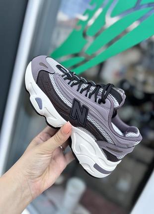 Жіночі шкіряні кросівки new balance 1000 ніжно-бузкові лаванда