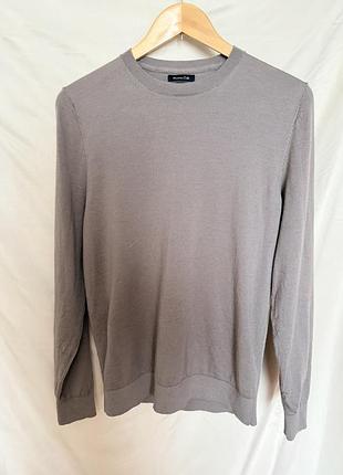 Свитер massimo dutti 100% merino wool шерсть m оригинал
