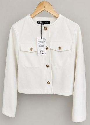 Нова мʼяка куртка-піджак zara , розмір s