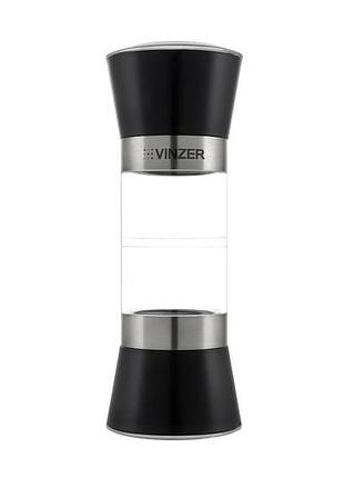 Мельница для соли и перца двухсекционная vinzer (50191)
