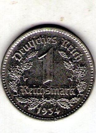 Германия - третий парксмарка, 1934 год никель, 4.85g, ø 23mm no3630
