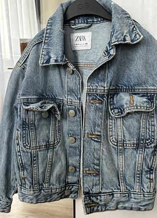 Дитяча джинсова куртка zara