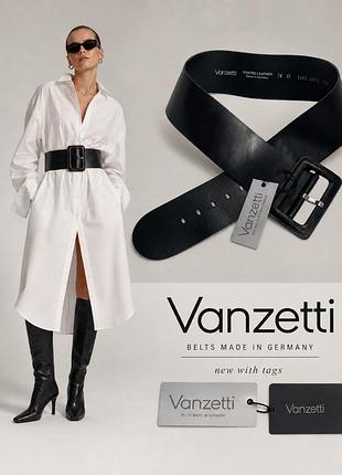 Новый широкий кожаный ремень vanzetti germany
