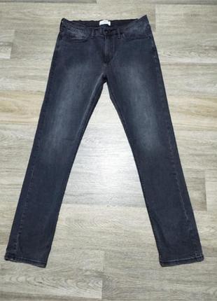 Чоловічі джинси m&amp;s, розмір 34/33 slim fit, сірі.