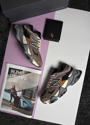 Жіночі кросівки new balance 9060 brown grey black