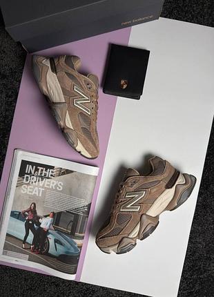 Жіночі кросівки new balance 9060 brown