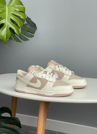 😍 жіночі кросівки nike dunk low next nature white/brown