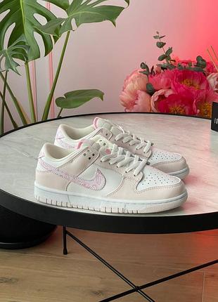 😍 жіночі кросівки nike dunk low essential paisley pack pink