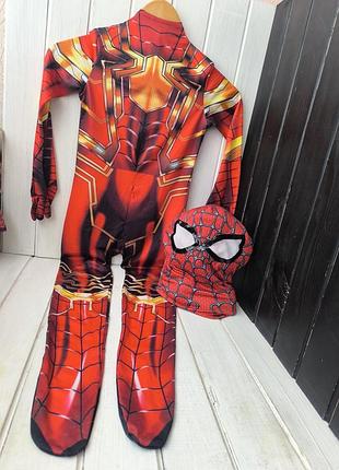 Карнавальний костюм спайдермен людина павук человек паук золотий спайдермен spiderman spider man