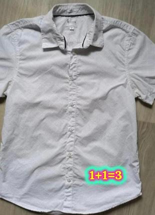 ​👕 мужская рубашка guess с коротким рукавом (slim fit)