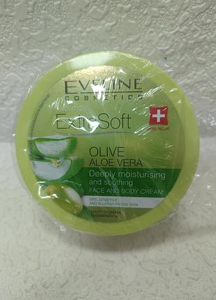 Крем для тіла
eveline cosmetics extra soft oliwka aloes cream 200мл
