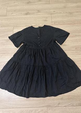 Ярусна сукня з тоненької бавовни uniqlo