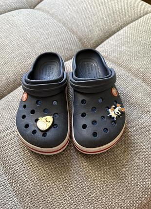 Сабо crocs с13 сині