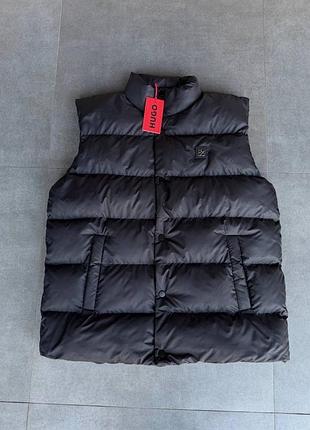 Жилетка hugo boss метал чорна