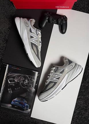 Чоловічі кросівки new balance 990v6 grey white