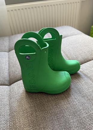 Гумачки, гумові чоботи crocs с6