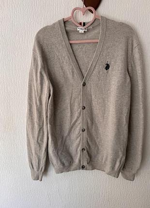 Вовняний кофта-кардиган u.s. polo assn.