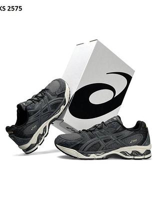 Стильные кроссовки asics gel-nimbus 10.1 dark gray