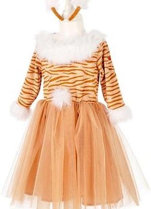 Карнавальний костюм сукня тигриця тигр тара