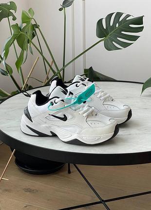 😍 жіночі кросівки nike m2k tekno white black logo