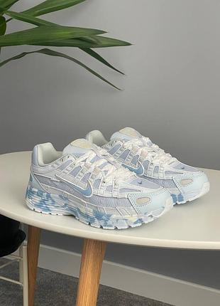 😍 жіночі кросівки nike p-6000 blue custom