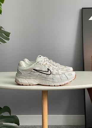 😍 жіночі кросівки nike p-6000 'summit white light bone'