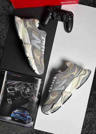 Чоловічі кросівки new balance 9060 grey beige white