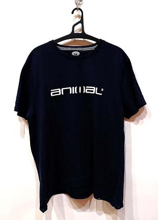 Футболка animal, синяя, размер xl