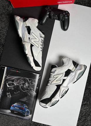 Чоловічі кросівки new balance 9060 white grey black