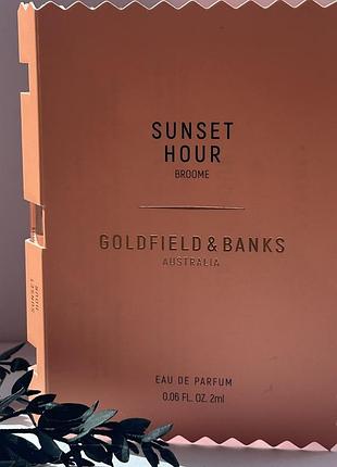 Оригінал пробник goldfield & banks sunset hour