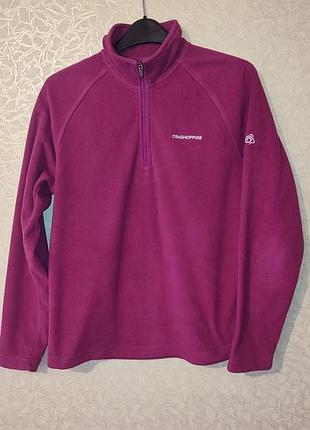 Женская флисовая кофта craghoppers miska vi half zip, размер 36