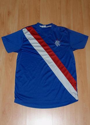 Футбольна футболка fc rangers jersey/фк рейнджерс original m-l nike x hummel football dry