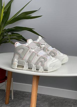 Мужские кроссовки nike air more uptempo sail guava