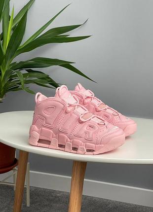 😍 женские кроссовки nike air more uptempo pink foam