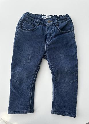 Джинси zara з легким утепленням 92р