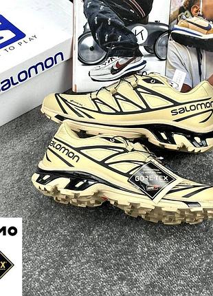 👕 salomon xt-6 beige gore-tex