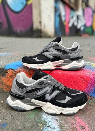 Кроссовки new balance 9060 замша