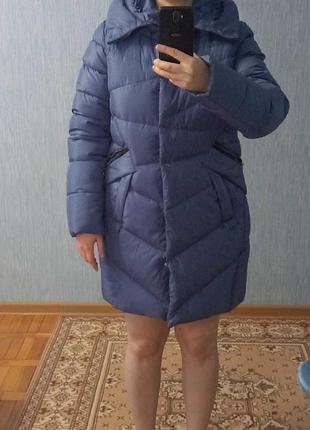 Новое зимнее пальто пуховик hailuozi (m/46). биопух